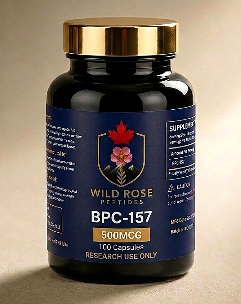 BPC-157 capsules, 500 mcg, bottle of 100.